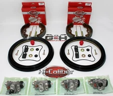 FRONT BRAKE REBUILD KIT Shoes Wheel Cylinders Hardware Honda TRX 400 450 Foreman