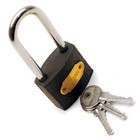 38mm Iron Padlock With Hardened Shackle Padlocks Shed Gate Lock TE154