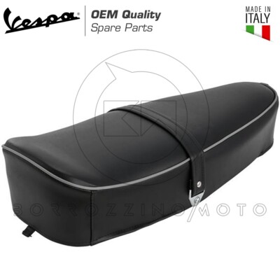 Sella Lunga Nera Con Levetta Per Vespa 50 Special - Ricambio Originale Stile Vintage - Foto 14