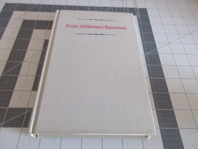 Finite Difference Equations by Levy & Lessman, Mathematics, 1961, Hardcover