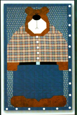 Baxter Sleeping Bag Wall Quilt Pattern Folksy Wilderness Forest Bear
