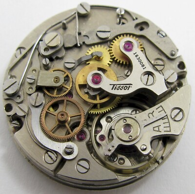 Tissot Lemania 1270 INCOMPLETE chronograph 17 j. Watch Movement for project ...