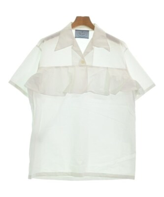 PRADA Casual Shirt White 38(Approx. S) 2200481793059