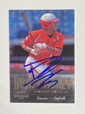 Dwight Smith Jr. Signed Panini #DT48 2011 Card Playoff Contenders Auto MLB RAD