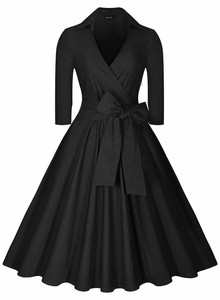 Miusol Women's Deep-V Neck Classical 