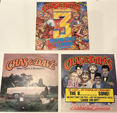 Chas N Dave Jamboree Tasche Nummer 3 über 100 Songs Doppel 12'' Vinyl LP + 2 andere
