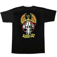 Dogtown Skateboards 70's OG Red Dog Black T-Shirt