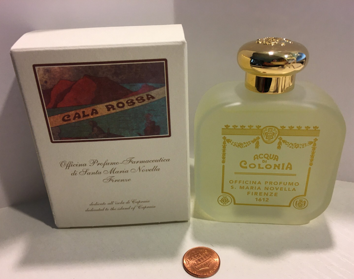 WOMENS S M SM Santa Maria Novella CALA ROSSA Perfume 3.3 OZ EDC