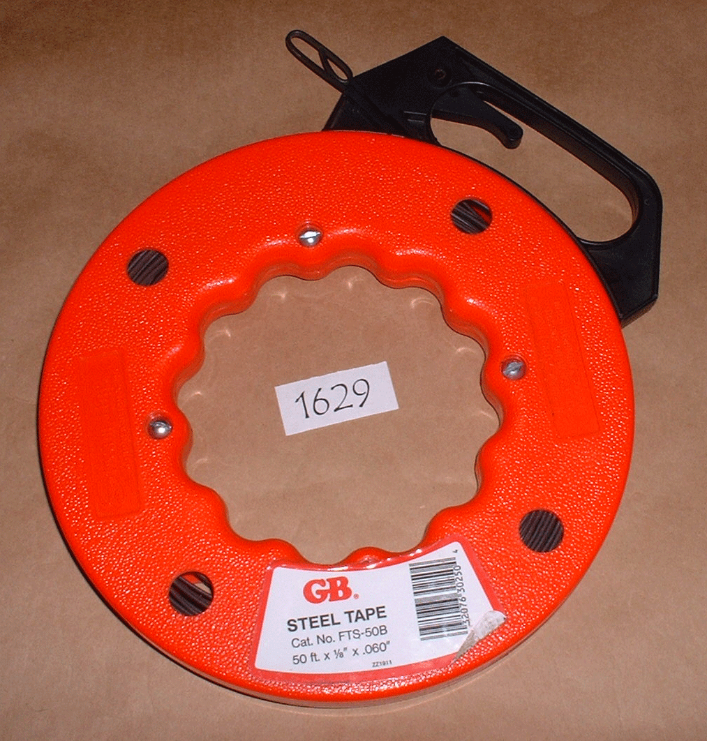 GB Gardner Bender FTS-50B Steel Fish Tape, 50' x 1/8