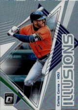 2019 Donruss Optic Carlos Correa #OI-9 Illusions Holo Houston Astros 9N