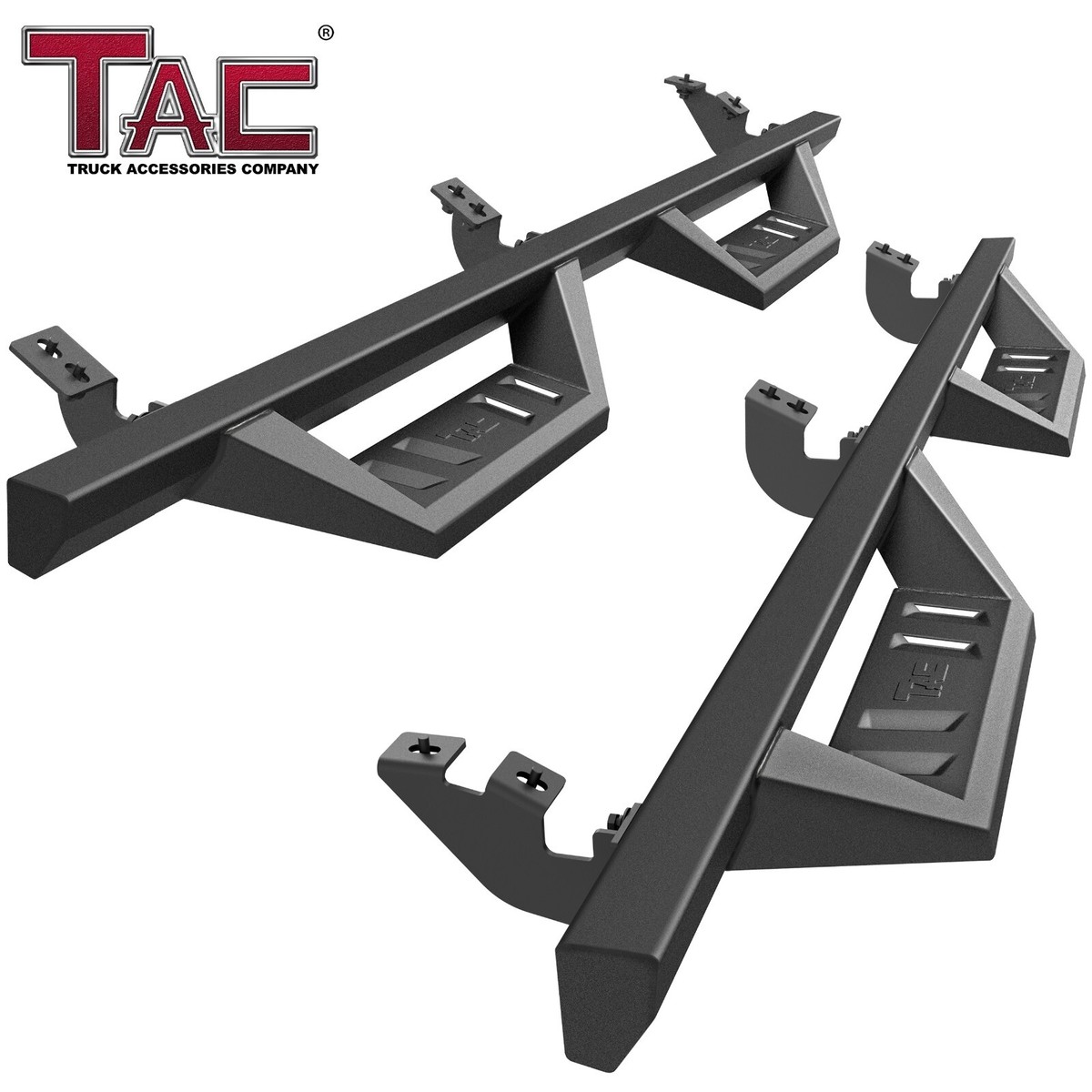 TAC Sidewinder Running Boards Hoop Steps For 2005-2023 Toyota