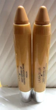 2 Laura Geller MEDIUM Easy Cover Up Hydrating Concealer Crayon Full Size 0.13 oz