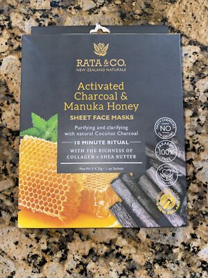 Rata & Co New Zealand Naturals Activated Charcoal & Manuka Honey
