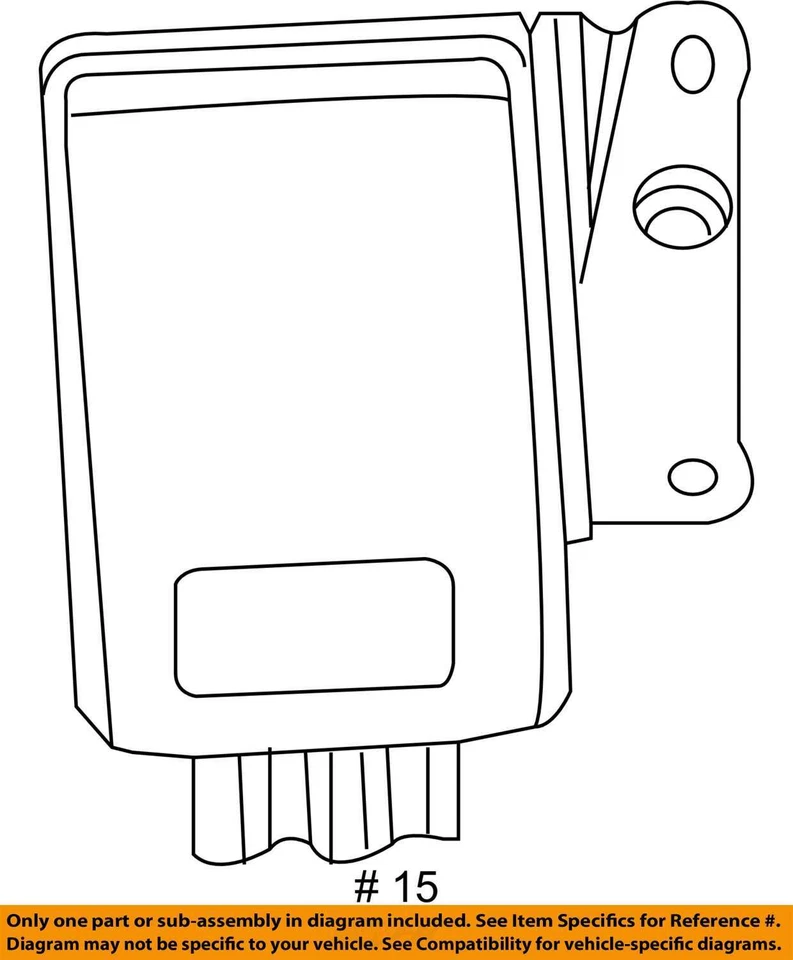 09 FORD TAURUS LIMITED 3.5L AT POWER STEERING MODULE OEM 1995-10 - Image 4 of 4
