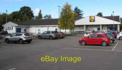 Photo 6x4 Lidl supermarket and car park, Whitchurch, Shropshire On the we c2015