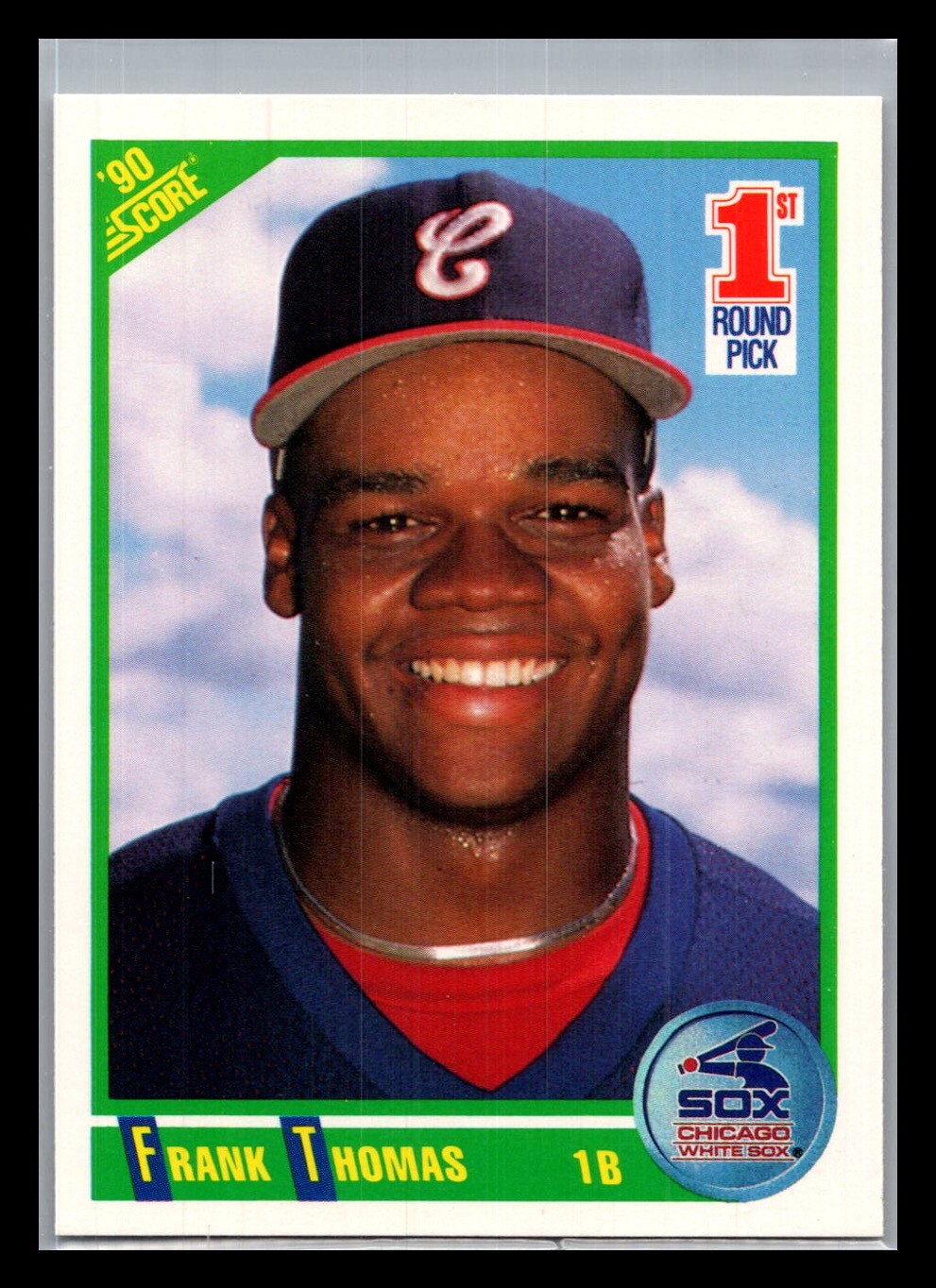 1990 Score #663 Frank Thomas🔥1st Round Pick🔥 Chicago White Sox