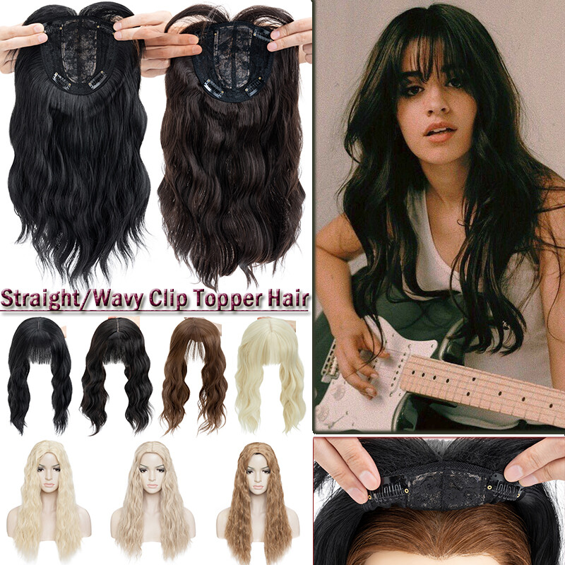 NEW Natural Thick Hairpiece Clip As Human Hair Topper Women  display picture 1