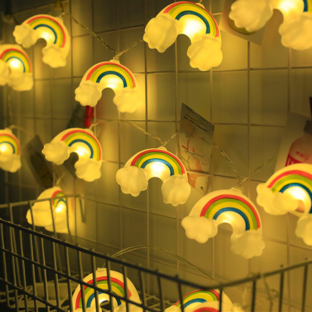 20LED Rainbow Cloud Fairy String Light Holiday Wedding Party Christmas Decor-image