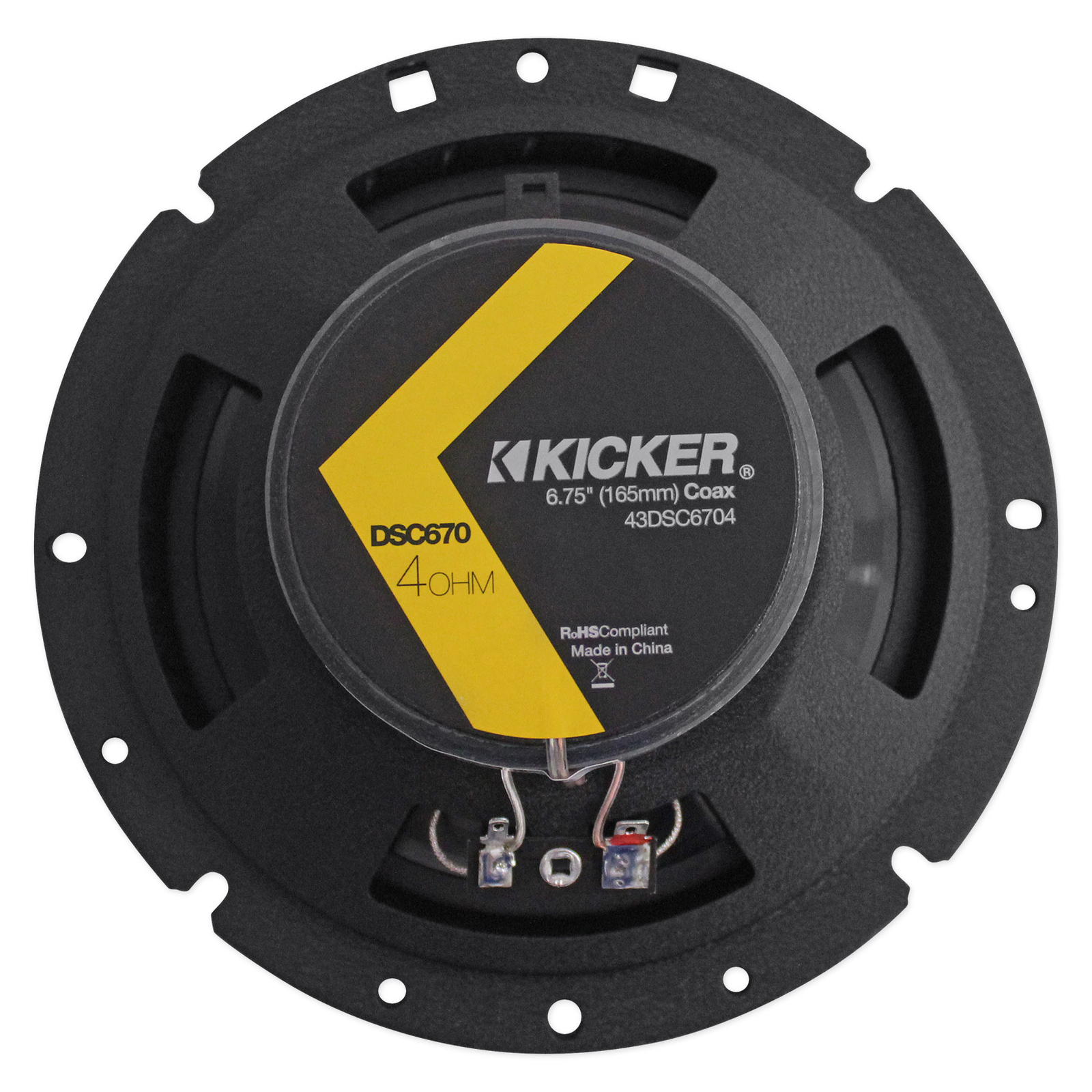 4 Kicker 43DSC6704 DSC670 240 Вт 675 2-Полосные автомобильные аудиодинамики 4-Омный DS670
