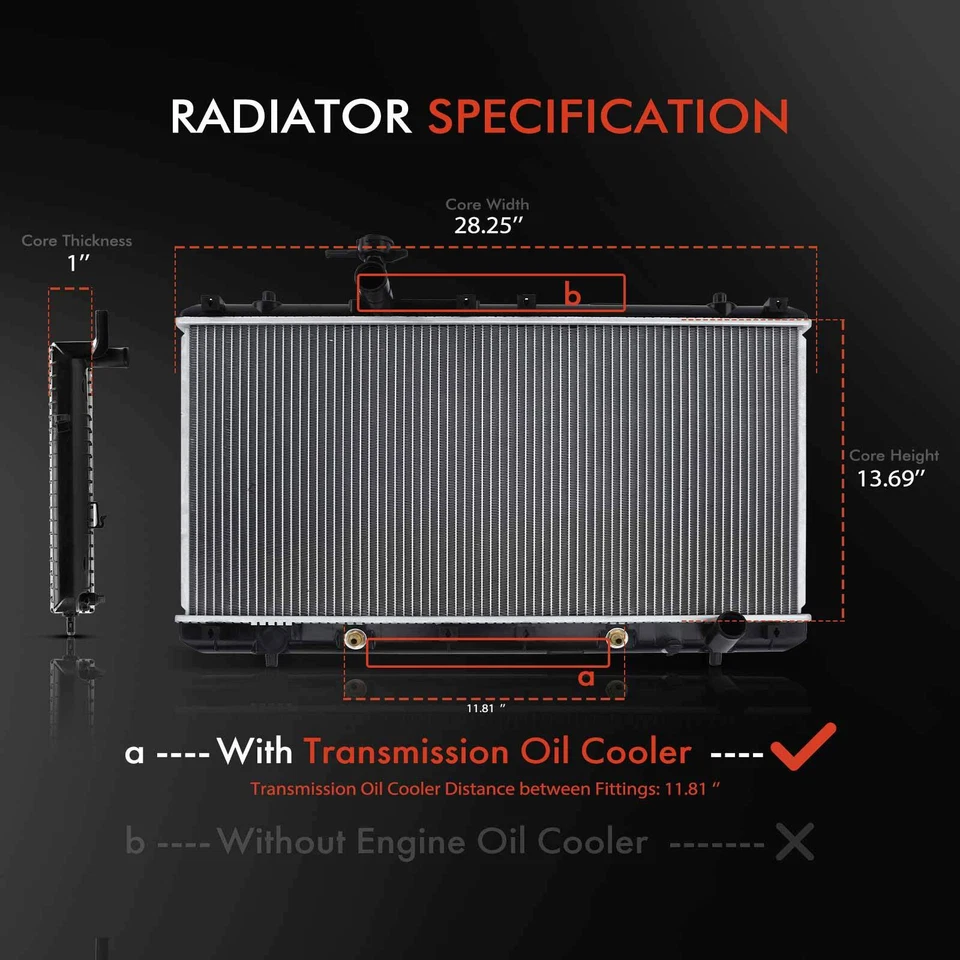 Nuevo kit de montaje de radiador y ventilador de refrigeración para Suzuki Aerio 2002-2007 L4 2,0 L 2,3 L Foto 3 de 4
