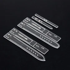 Leather Craft Acrylic Watch Strap Band Stencil Template Tool DIY 18/19/20/22mm