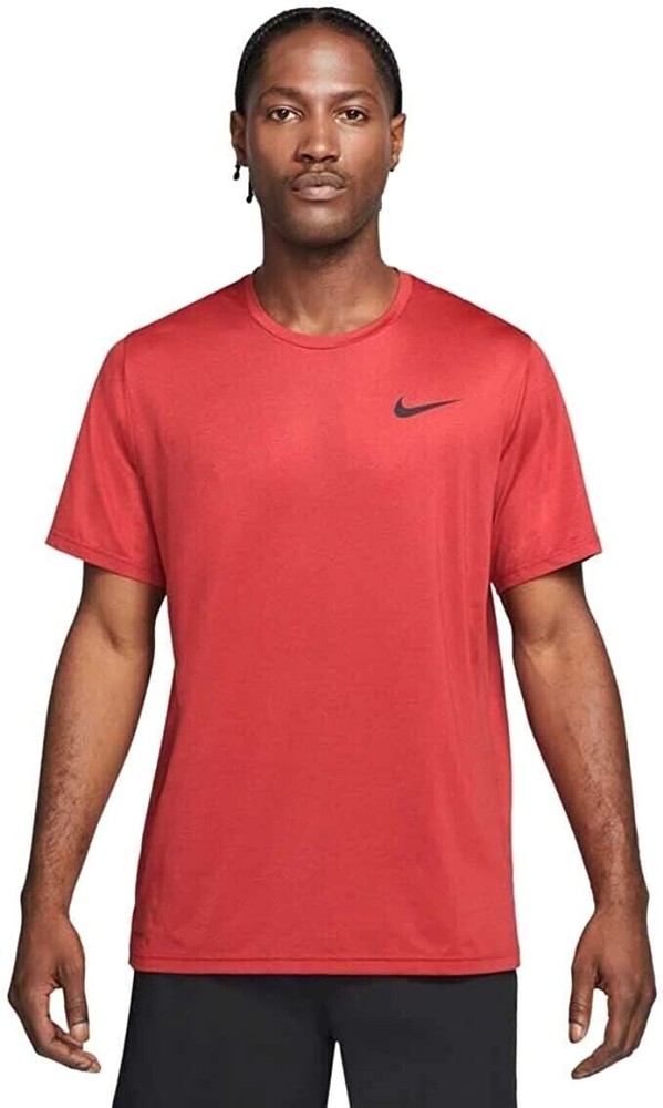 Nike Men Pro Dri-Fit Hyperdry Red Training T-Shirt in Multiple Sizes CZ1181-677