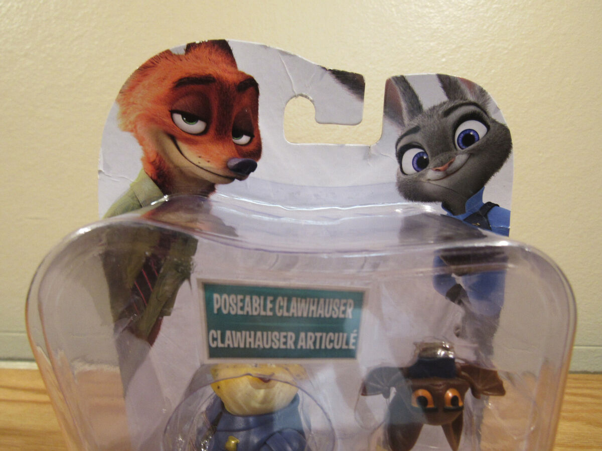 Figuras do filme 'Zootopia' da Disney: Clawhauser & Bat Eyewitness por Tomy