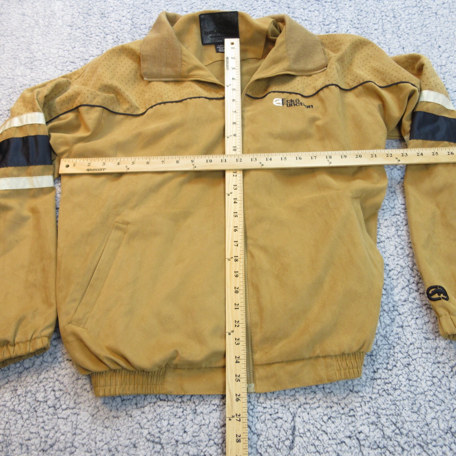 Ecko Function Jacket Men’s Large Y2K Brown Mesh L… - image 11