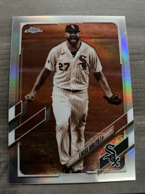 2021 Topps Chrome LUCAS GIOLITO SEPIA REFRACTOR #163 White Sox