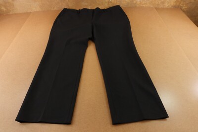 Talbots Womens Size 22W Black Mid Rise Soho Straight Leg Dress Pants NWT *Flaw
