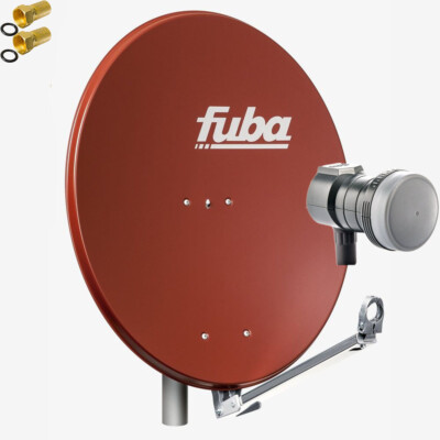 Fuba DAL 801 R Sat Satelliten Anlage Schüssel Single LNB DEK 117 1 Teilnehmer