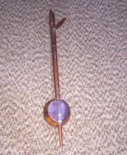 Vintage Thailand Ethnic Handmade Coconut Shell String Fiddle Instrument