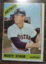 1966 Topps - #106 Rusty Staub Houston Astros 