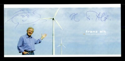 Franz Alt Autogrammkarte Original Signiert ## BC G 32209