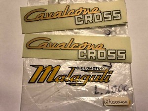 Autocollant Vintage Malaguti – Sticker Moto Des Années 80, Original Italie