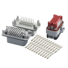 Kit de enchufe conector impermeable macho/hembra PCB de ecu automotriz Tyco AMPSEAL de 23 pines