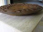 J. Selwyn Dunn (1895-1978) Hand Carved Wooden Plate with Grapes, Leaves, and Bir — photo 7