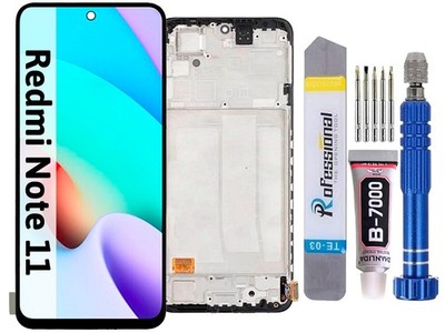Für Xiaomi Redmi Note 11  Display In-cell Komplettes Bildschirm LCD Rahmen