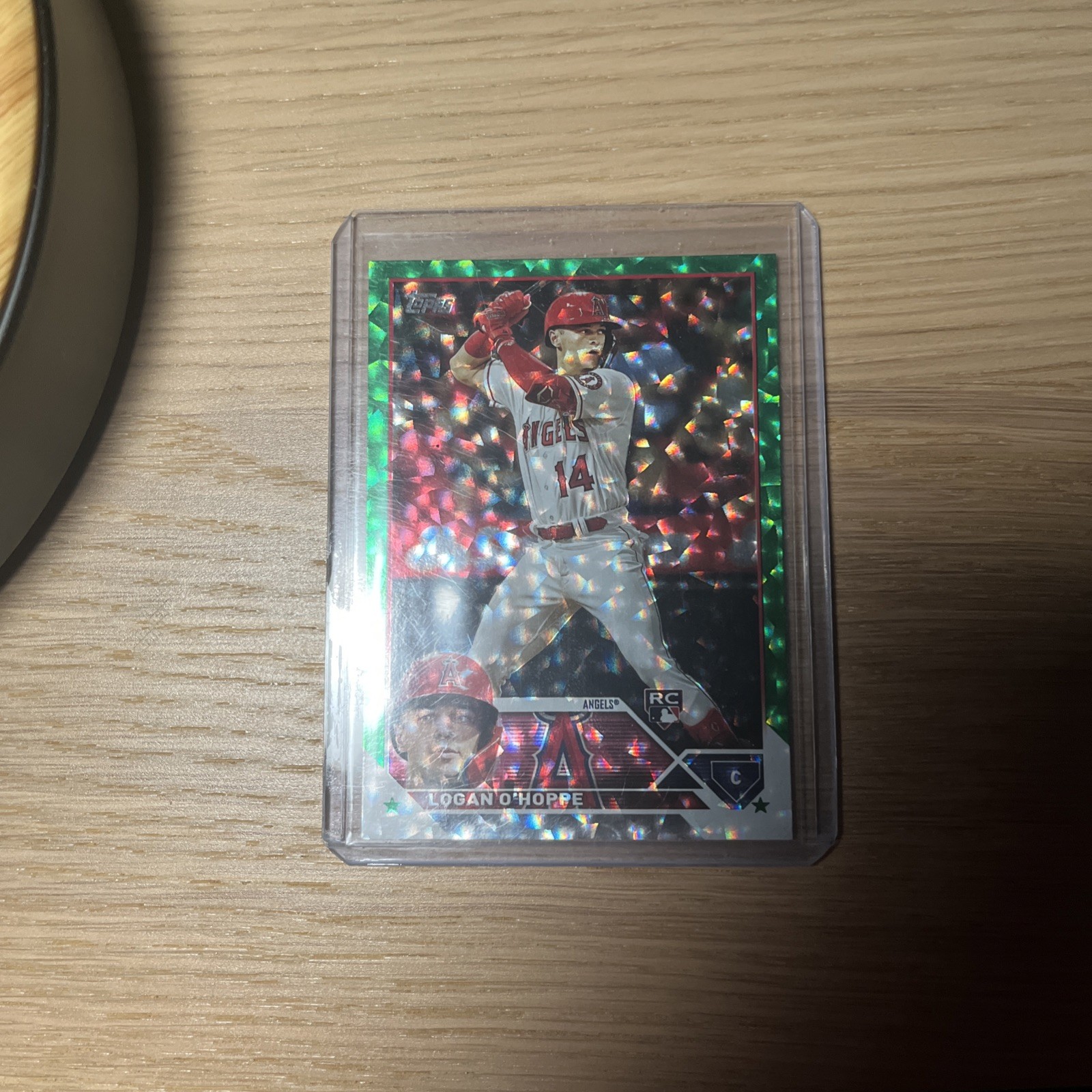 2023 Topps Series 2 - Logan O'Hoppe #363 Green Foil /499 (RC)