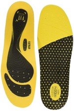 KEEN Utility Men's K-10 Gel Insole Replacement with Heel Pad S, Yellow/Yellow