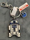 Disney Parks & Lucas Films Droid R2 D2 Enamel Keychain with  Split Ring & Clips  — photo 1