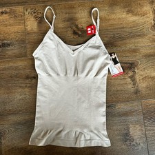 Skinny Girl Shaping Reversible Cami Smoother Shaper Nude Beige Size Large - NWT