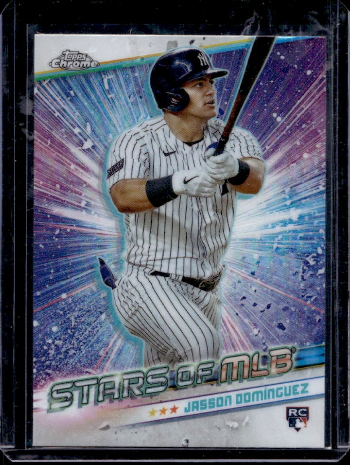 2024 Topps Jasson Dominguez Stars of MLB Chrome RC Rookie #CSMLB-35 Yankees