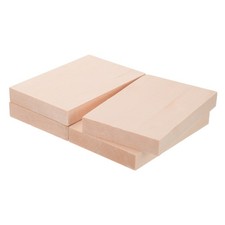 4Pcs Basswood Carving Block, 0.8"x4"x6" Square Wooden Dowels Blocks