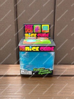 NEW Nee Doh Nice Cube - Super Solid Squish! (Blue) - Stress fidget relief toy