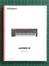 Roland Juno-X   8 in 1 Owners Manual Guide Instructions   312 Pages   USA Made