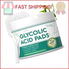 Glycolic Acid Pads 20 : Dual Sided Exfoliating Face Peels with Salicylic Acid 