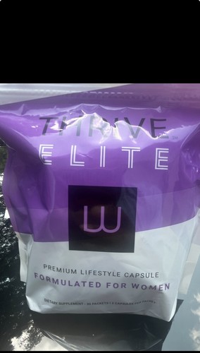 THRIVE ELITE CAPSULES W FOR WOMEN SEALED NEW 30 PACKS 60 TOTAL PREMIUM CAPSULE