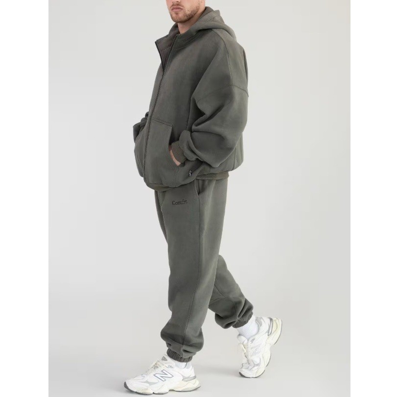 Comfrt Unisex Milestone Gray Straight Fit Cloud Sweatpants Size M