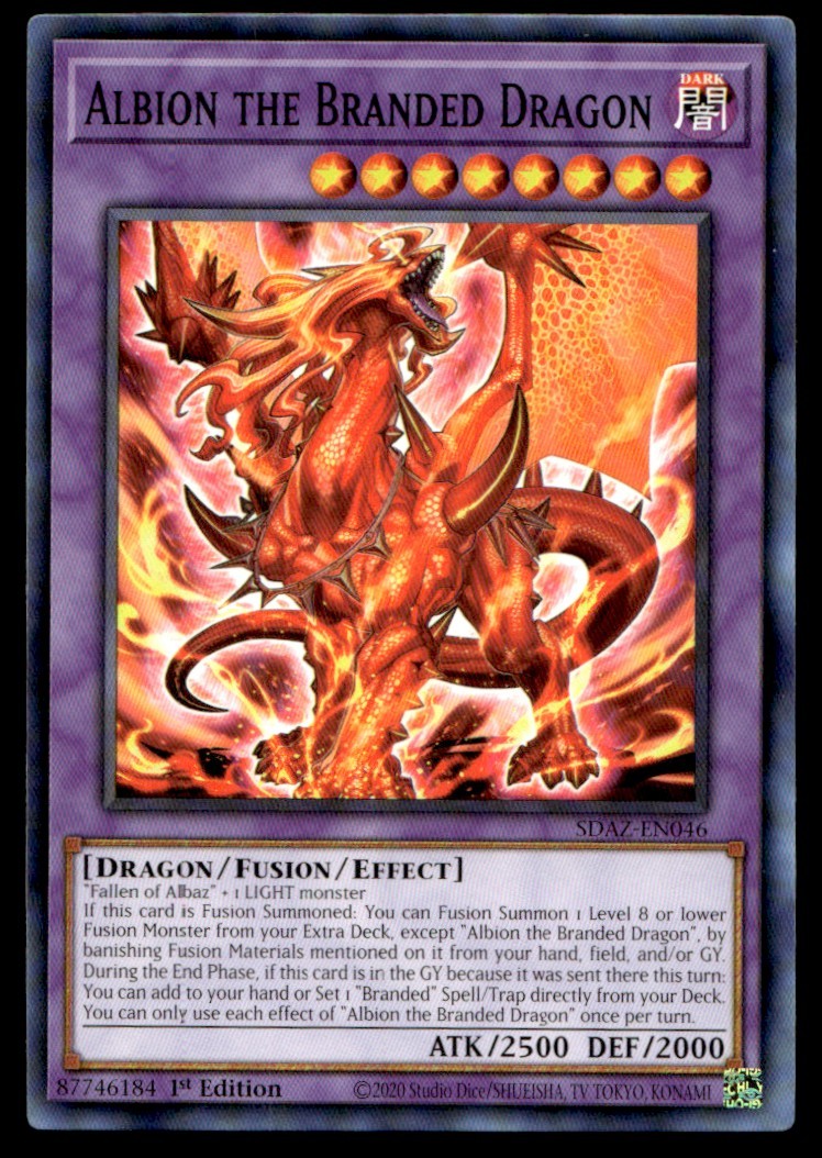 Albion the Branded Dragon Structure Deck: Albaz Strike SDAZ-EN046 MP YuGiOh TCG